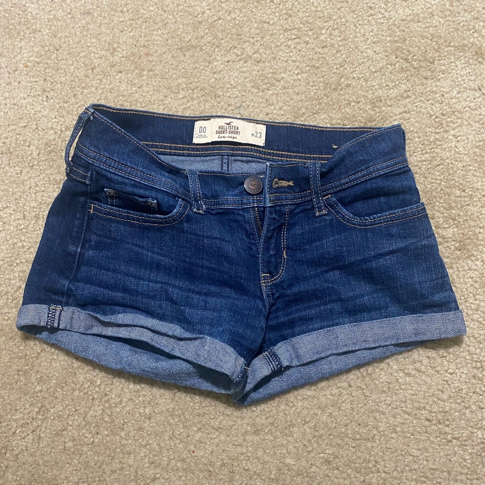 Hollister Short Short Low-rise Jean Shorts